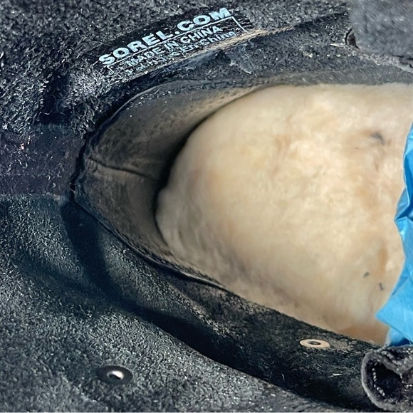 Sorel Joan of Arctic Wedge Mid High Bootie Lace Up Boots Sz 8 - Picture 10 of 12